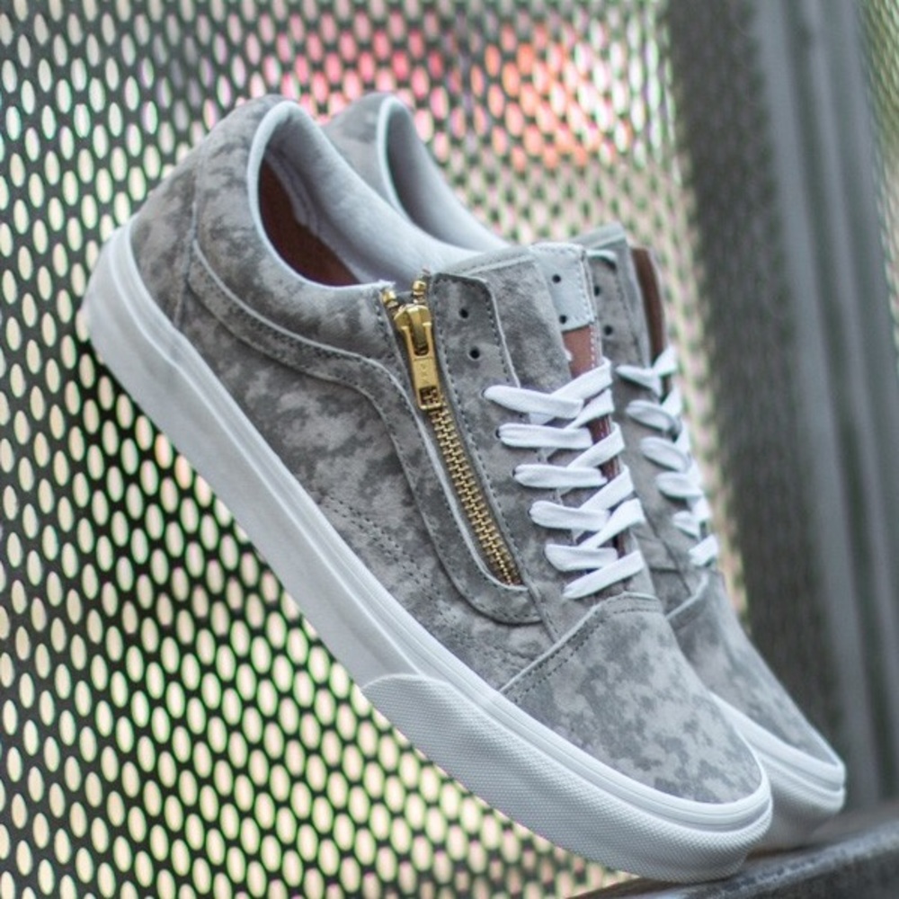 Vans old school zip - marble tan camo